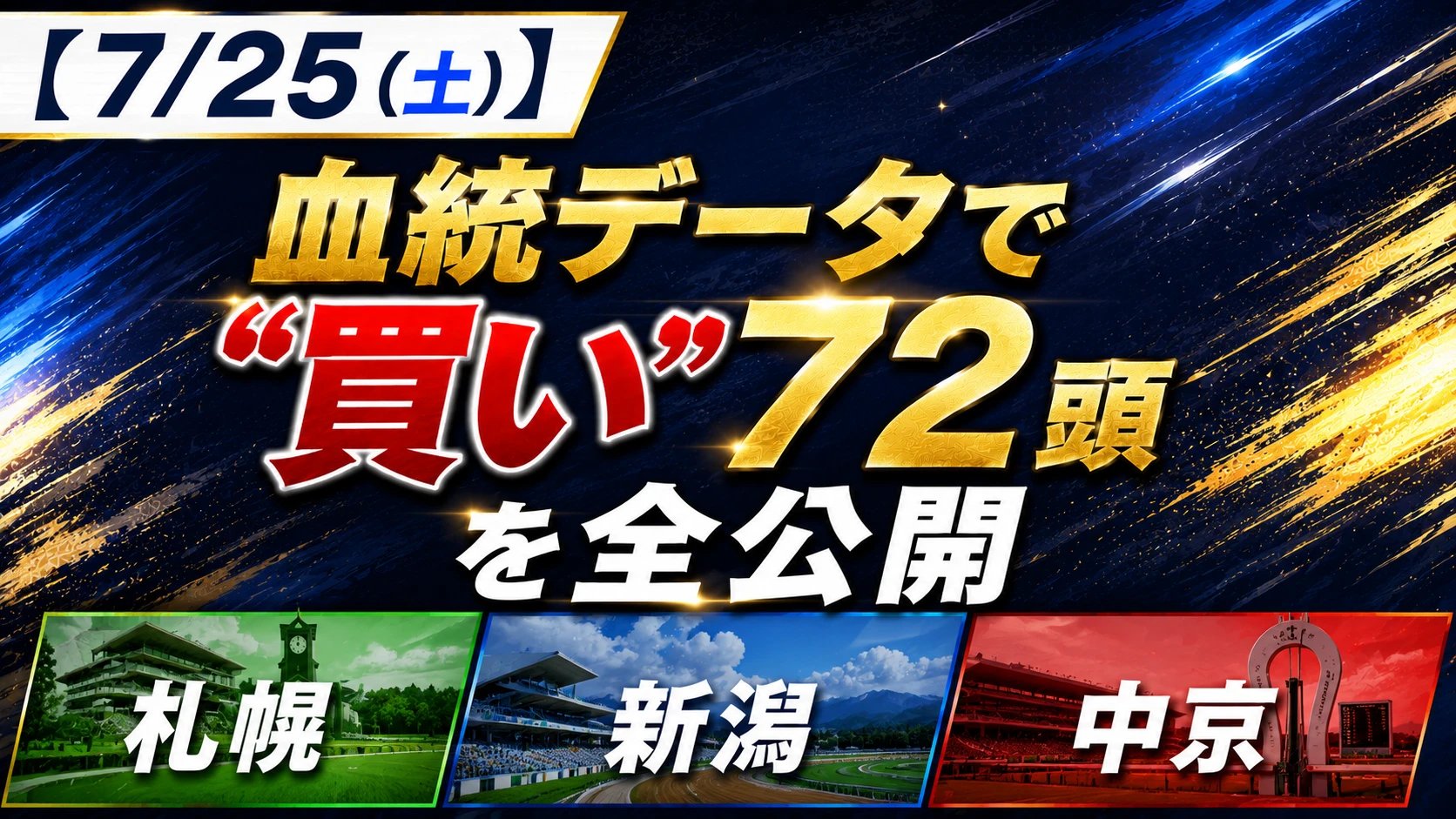 今週の厳選該当馬(S・Aランク)をnoteで公開中